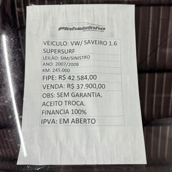 Volkswagen Saveiro SUPERSURF 1.6