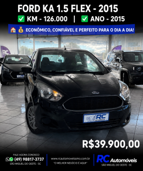 Ford Ka FORD KA 1.5 SE/SE PLUS 16V FLEX 5P