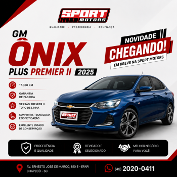 Chevrolet Onix Premier 18.000 km