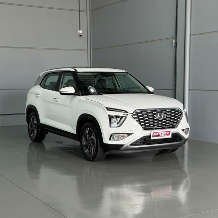 Hyundai Creta Hyundai Creta Platinum 1.0 TB (Aut)(Flex) 2024 (Único dono/ Teto solar/ Manual do proprietário/ Chave reserva/ Revisões em concessionária/ Garantia de fábrica/ Ipva pago 2026/ Apenas 20.700km)